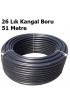 26 MM HAFİF SERİ SİYAH KANGAL BORU