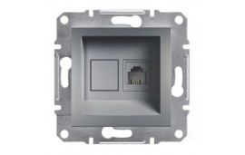 Schneider Asfora Çelik Telefon Prizi Eph4100162