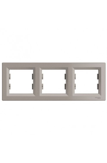 Schneider Asfora Plus Üçlü Çerçeve Bronz EPH5800369