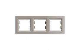 Schneider Asfora Plus Üçlü Çerçeve Bronz EPH5800369