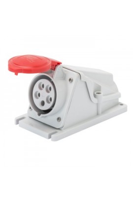 Gewiss IP44 5X32A Eğimli Duvar Prizi 380V 3P+N+E 6H